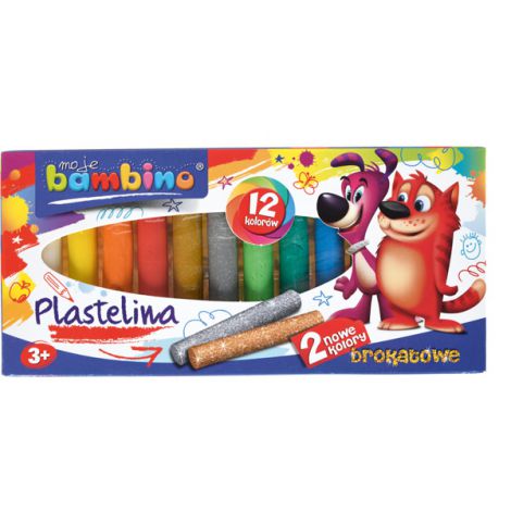 Plastilina 12 culori Moje Bambino - poza 1