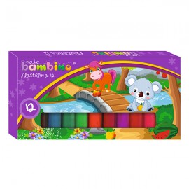 Plastilina 12 culori Moje Bambino - poza 5