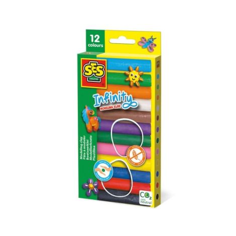 Plastilina colorata pentru copii (12x180 gr.) - poza 1