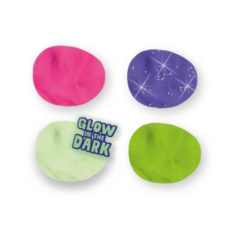 Plastilina colorata vegana Glow Feel Good 4 x 90gr - poza 5