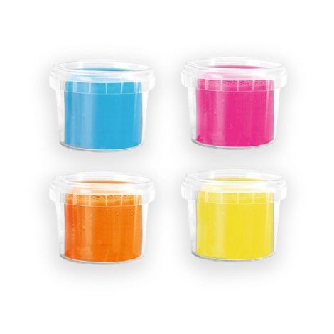 Plastilina colorata vegana pentru copii SES Happy 4 x 90 gr - poza 2
