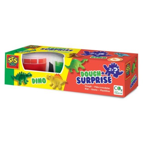 Plastilina cu 2 Dinozauri surpriza - poza 1