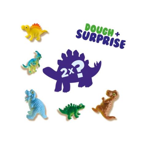 Plastilina cu 2 Dinozauri surpriza - poza 2