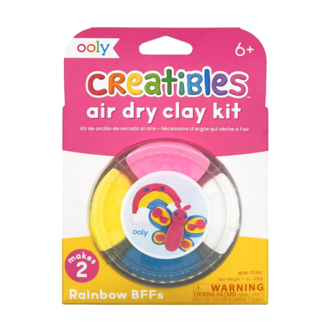 Plastilina cu uscare la aer - Rainbow, Creatibles, set DIY 4 culori - poza 2