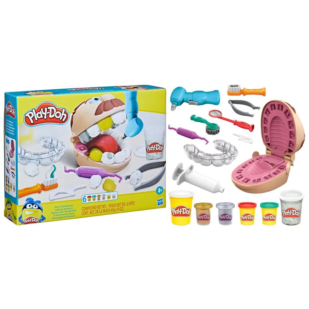 Plastilina Hasbro Play Doh Dentist Dr. Drill - poza 5