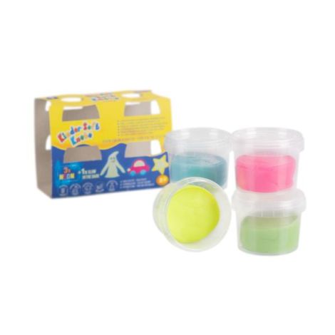 Plastilina non-toxica kinder - neon - poza 2