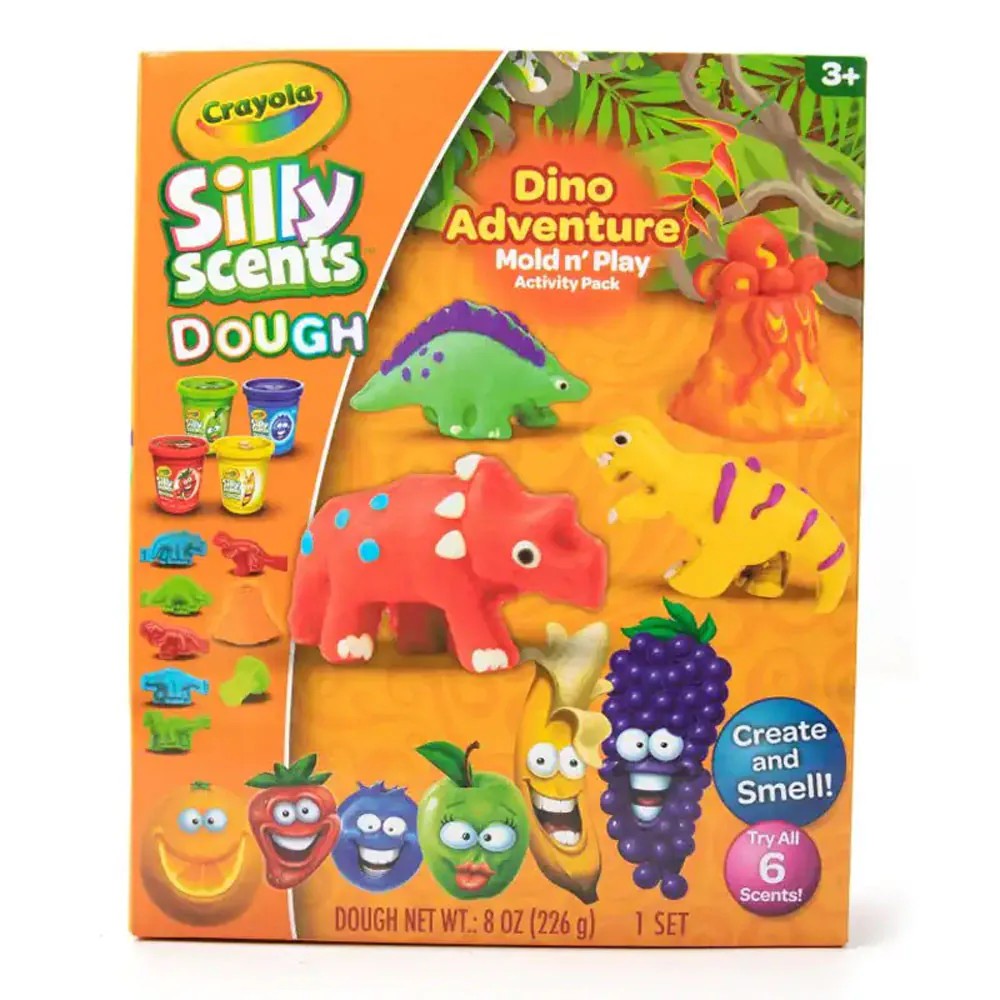 Plastilina parfumata Crayola cu forme Dinozaur 226g - poza 2