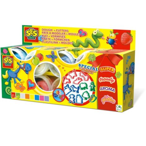 Plastilina si forme de taiat 8 x 90 gr - poza 1