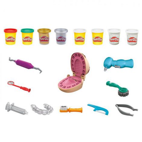 Play-doh Set Dentistul Cu Accesorii Si Dinti Colorati - poza 2