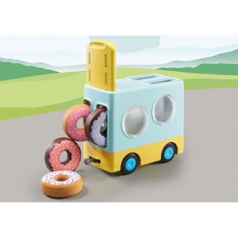 PLAYMOBIL - 1.2.3 CAMION CU GOGOSI DE STIVUIT SI SORTAT - poza 5