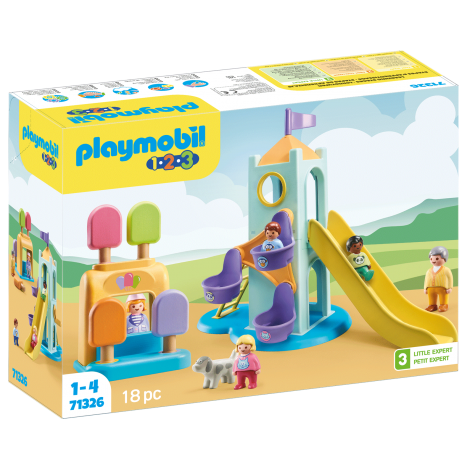 PLAYMOBIL - 1.2.3 CASTEL DE AVENTURA CU STAND DE INGHETATA - poza 1