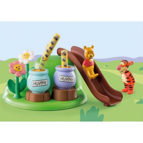 PLAYMOBIL - 1.2.3 & DISNEY: GRADINA CU ALBINE A LUI WINNIE SI TIGGER - poza 1
