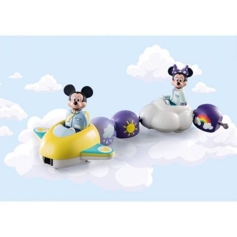 PLAYMOBIL - 1.2.3 & DISNEY: ZBORUL LUI MICKEY SI MINNIE PRINTRE NORI - poza 1
