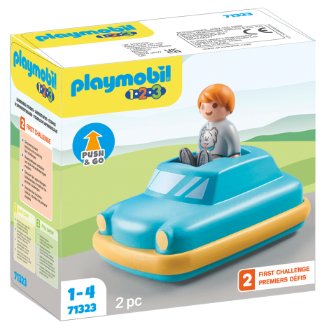 PLAYMOBIL - 1.2.3 MASINUTA APASA SI MERGE