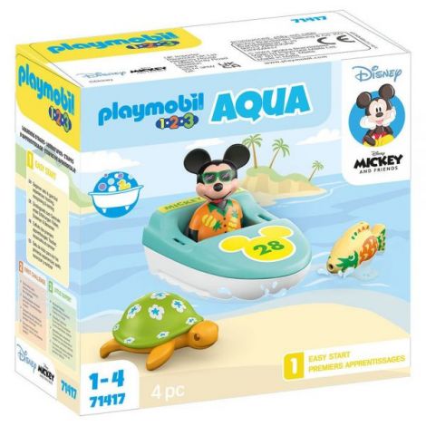 Playmobil - 123 Disney Tur Cu Barca Lui Mickey - poza 1