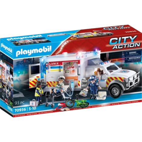 Playmobil - Ambulanta Cu Lumini Si Sunete - poza 1