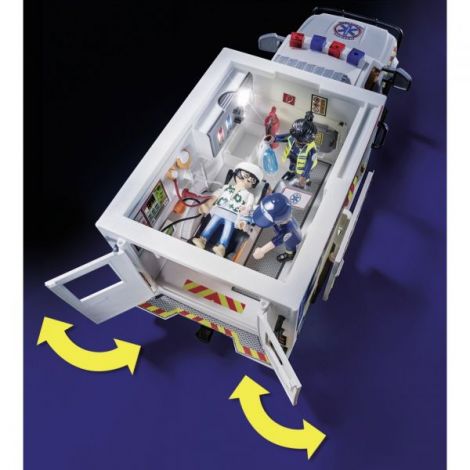 Playmobil - Ambulanta Cu Lumini Si Sunete - poza 3