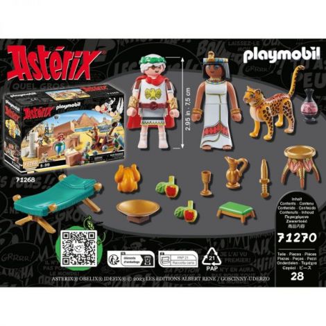 PLAYMOBIL - ASTERIX - CEZAR SI CLEOPATRA - poza 4