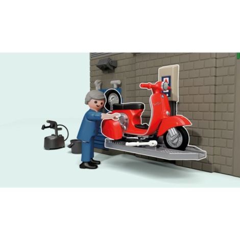Playmobil - Atelier cu vespa rosie - poza 4