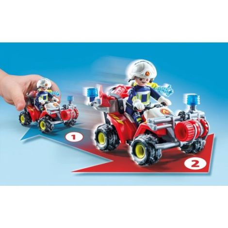 Playmobil - ATV de pompieri Playmobil - poza 5