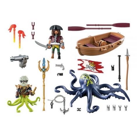 Playmobil - Batalia Cu Cefalopodul Urias - poza 5