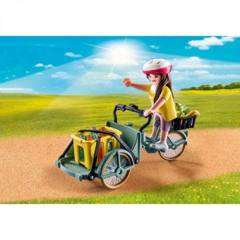 PLAYMOBIL - BICICLETA FERMIERILOR CU MARFA - poza 2