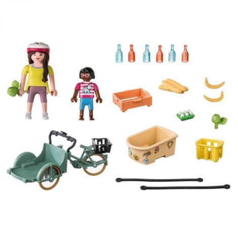 PLAYMOBIL - BICICLETA FERMIERILOR CU MARFA - poza 4