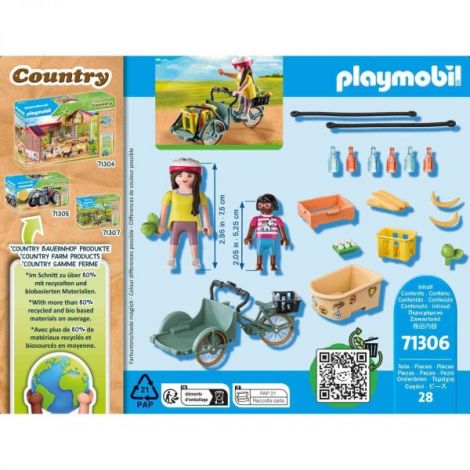 PLAYMOBIL - BICICLETA FERMIERILOR CU MARFA - poza 5