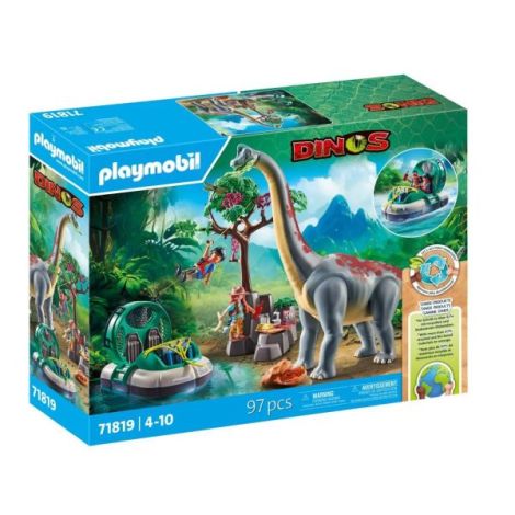 Playmobil - Brachiosaurus si hovercraft Playmobil - poza 2
