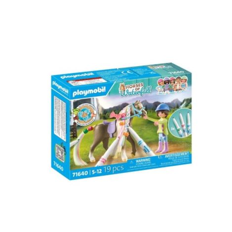 Playmobil - Cal cu par si creioane Crayola - poza 2