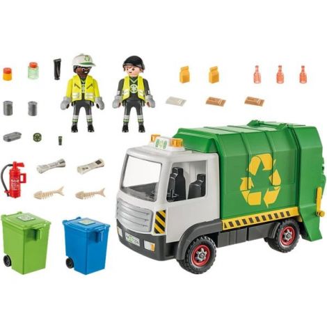 Playmobil - Camion De Reciclare Cu Accesorii - poza 2