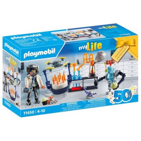 Playmobil - Cercetator Cu Roboti - poza 1