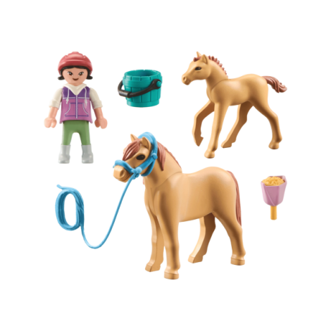 Playmobil-COPIL CU PONEI SI MANZ - poza 2