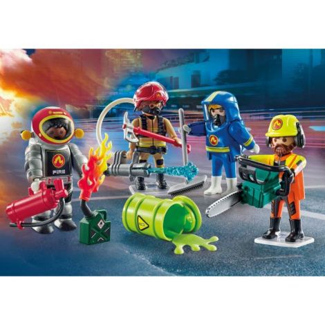 Playmobil-CREEAZA PROPRIA FIGURINA ECHIPA DE POMPIERI - poza 3