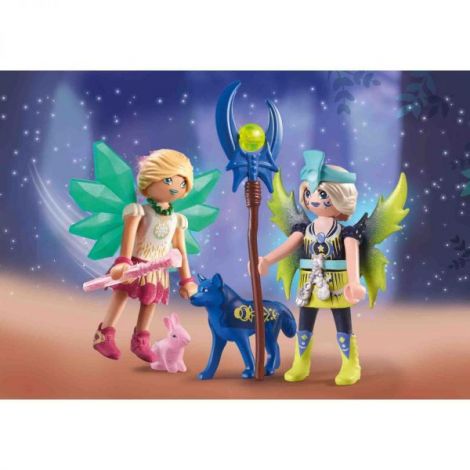 Playmobil - Crystal Fairy Si Moon Fairy Cu Animalute De Suflet - poza 1