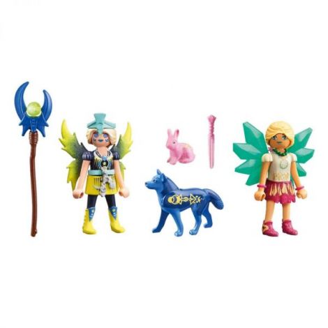 Playmobil - Crystal Fairy Si Moon Fairy Cu Animalute De Suflet - poza 3