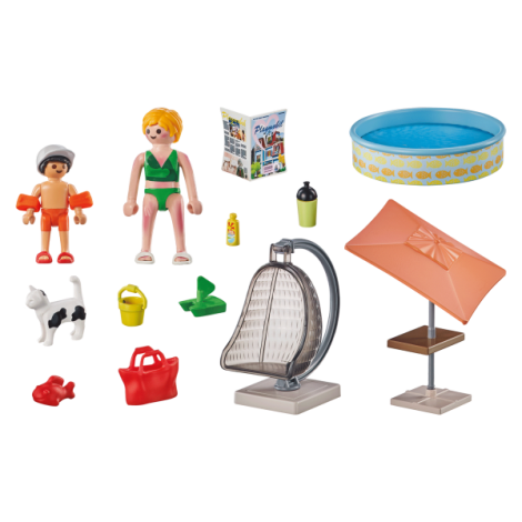 Playmobil-DISCTRACTIE LA PISCINA IN CURTE - poza 2