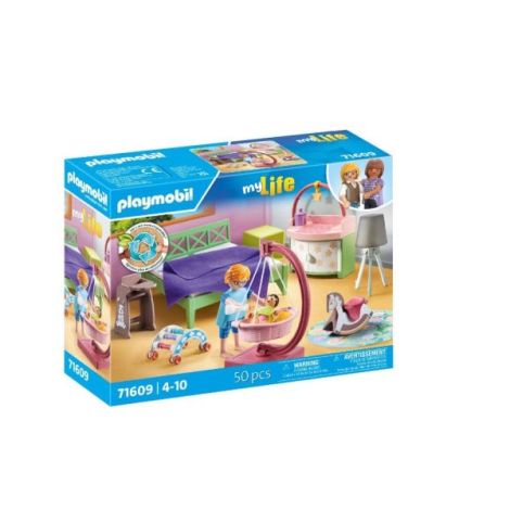 Playmobil - Dormitor cu colt de joaca pentru bebelusi - poza 1