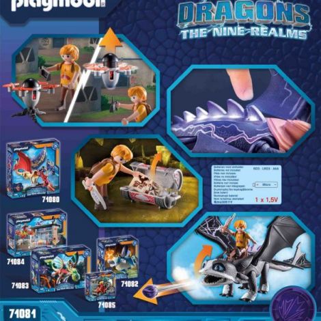 Playmobil - Dragons: Thunder & Tom - poza 3