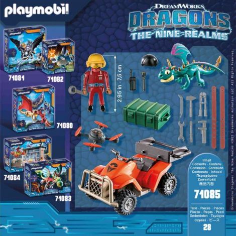 Playmobil - Dragons: Vehiculul Lui Icaris Si Phil - poza 5