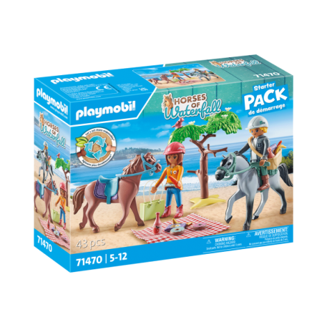 Playmobil-DRUMETIE LA PLAJA CU CAII AMELIA SI BEN - poza 1