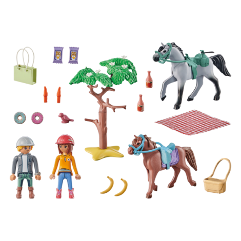 Playmobil-DRUMETIE LA PLAJA CU CAII AMELIA SI BEN - poza 2