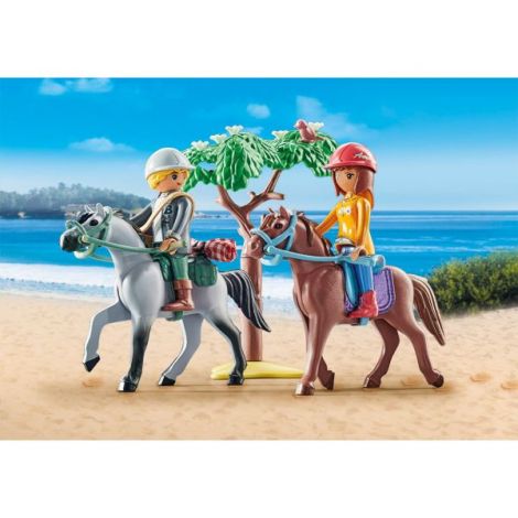 Playmobil-DRUMETIE LA PLAJA CU CAII AMELIA SI BEN - poza 4