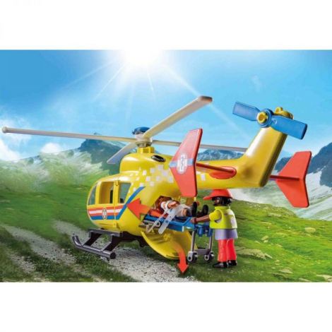 Playmobil - Elicopter Galben De Salvare - poza 3