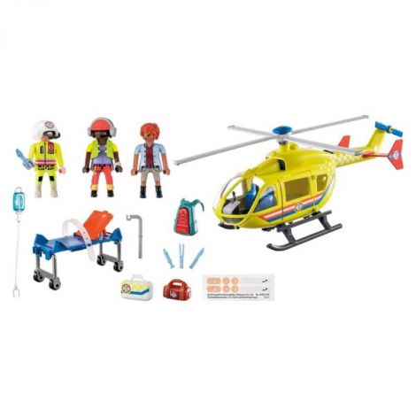 Playmobil - Elicopter Galben De Salvare - poza 5