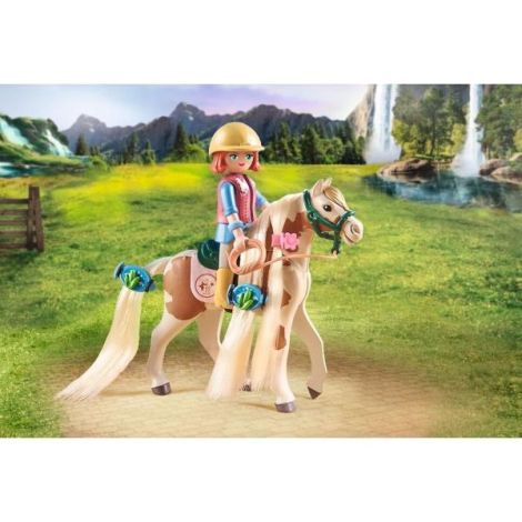 Playmobil - Ellie si cal cu par - poza 3