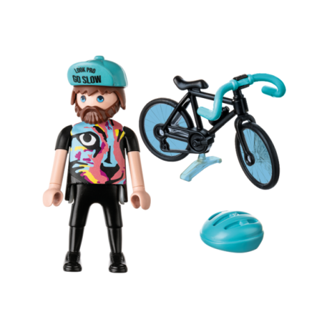 Playmobil-FIGURINA CICLISTUL PAUL - poza 2