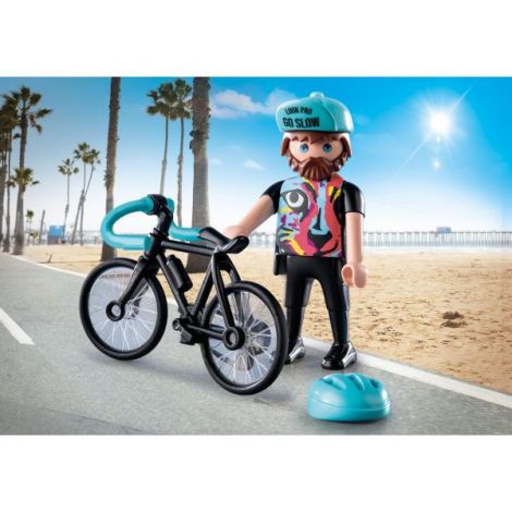 Playmobil-FIGURINA CICLISTUL PAUL - poza 3