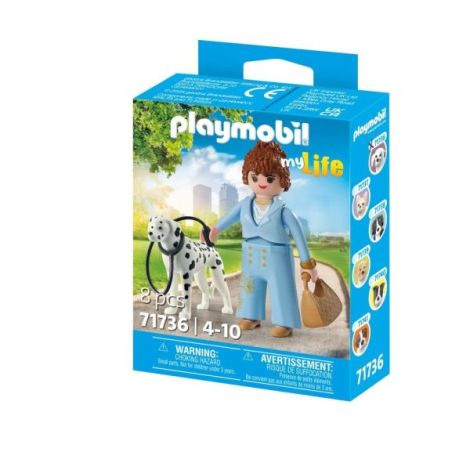 Playmobil - Figurina manager cu animalut de colectie caine Dalmatian - poza 3
