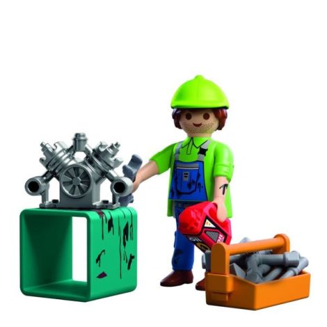 Playmobil - Figurina mecanic cu accesorii - poza 2